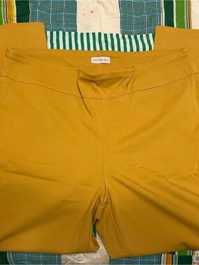 Van Heusen Golden Yellow Stretch Pants